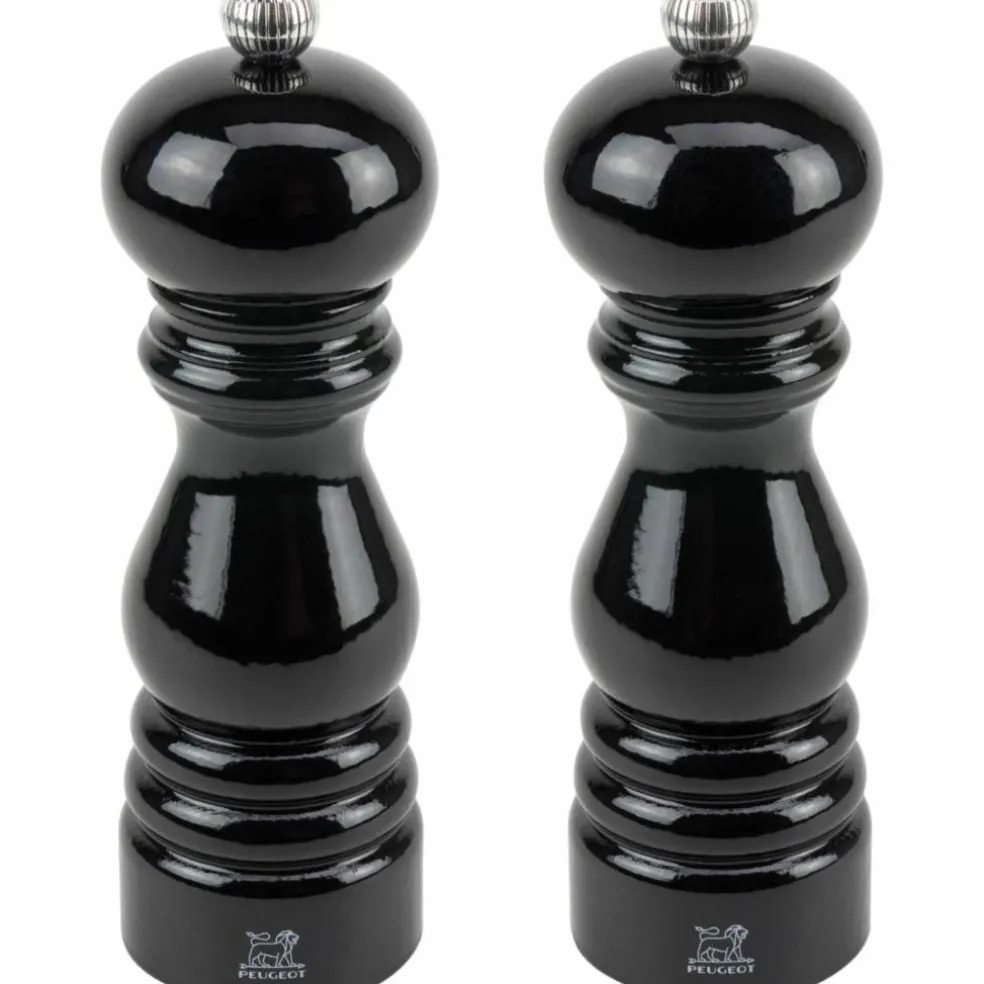 Paris Duo salt- og pepperkvern 18 cm, svart