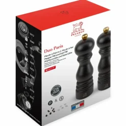Paris DUO salt- og pepperkvern 18 cm, chocolate