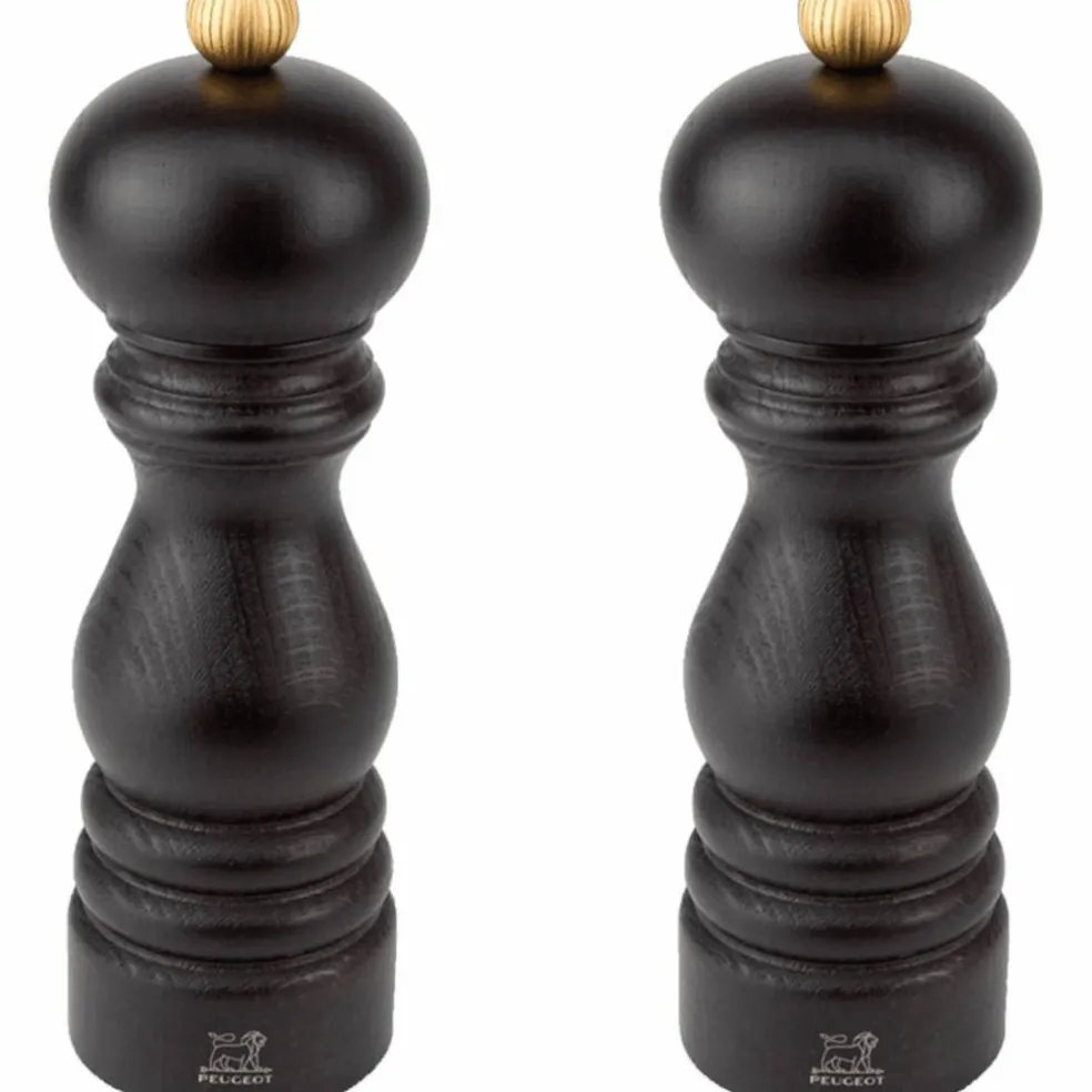 Paris DUO salt- og pepperkvern 18 cm, chocolate