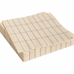 Pattern frokostservietter 20-pakning, off-white/blue grid