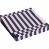 Pattern Lunch serviett, pink bordeaux/black