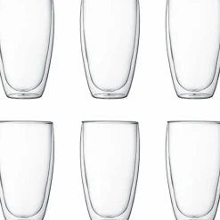 Pavina dobbeltvegget Glass 45 cl 6 stk.