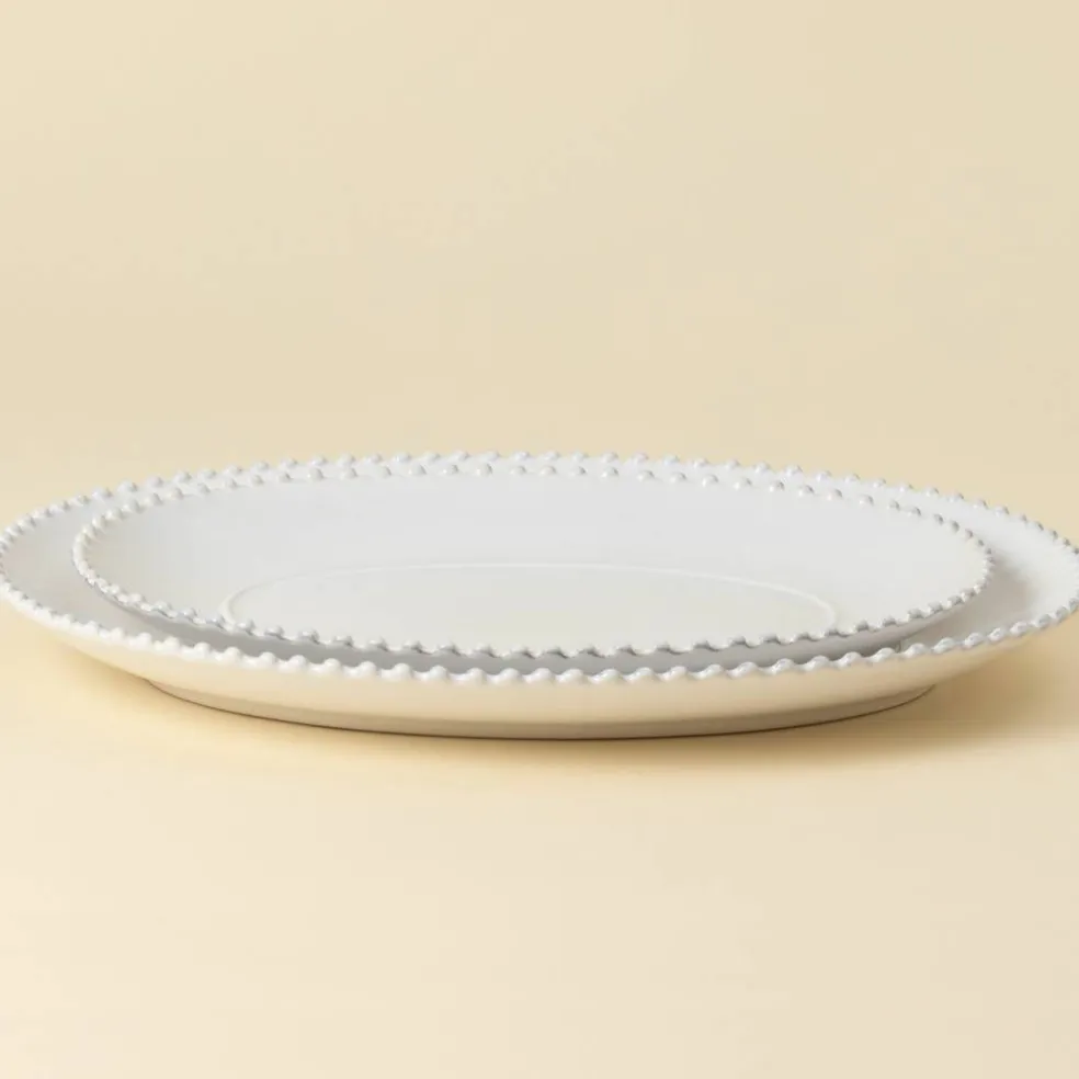 Pearl ovalt fat 34 cm