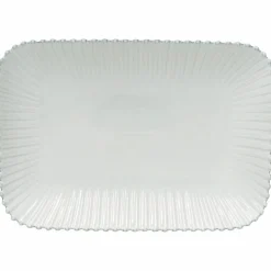 Pearl serveringsfat large, hvit
