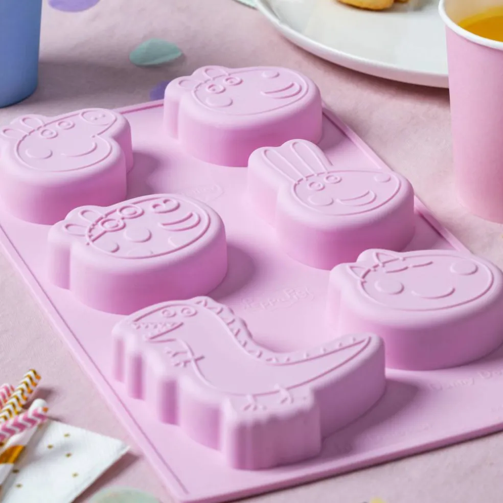 Peppa Gris kakeform mini 18x29 cm, rosa