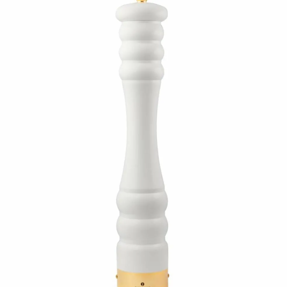 Pepperkvern Matthvit/Gull 45 cm
