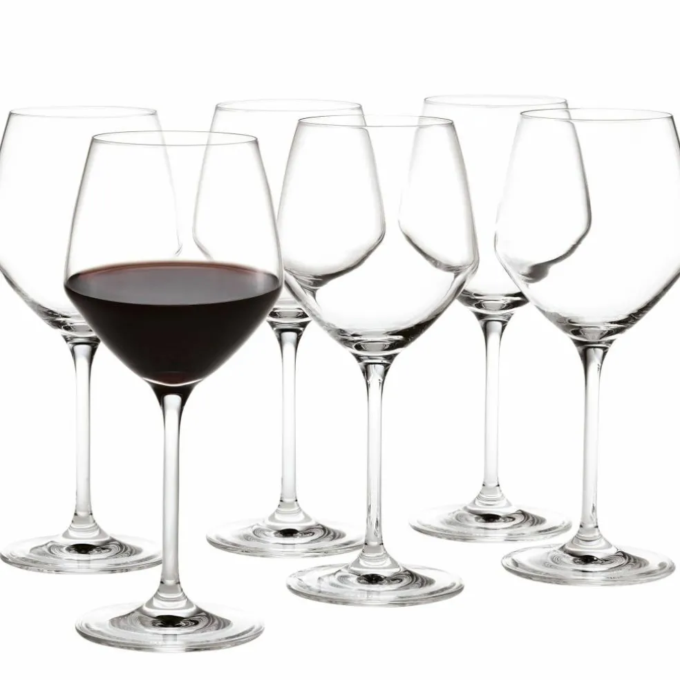 Perfection Rødvinsglass 43 cl 6 stk, Klar