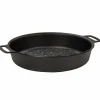 Perforert grillform, Ø30 cm, karbonstål