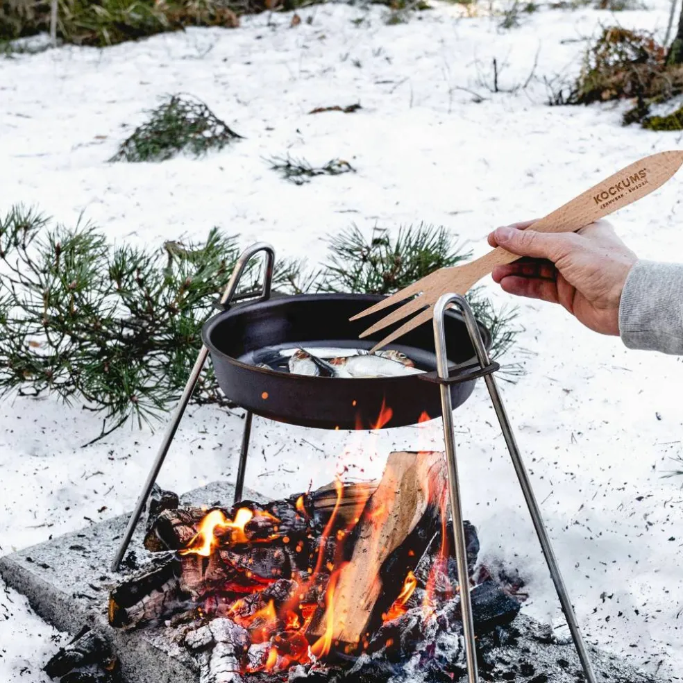 Perforert grillform, Ø24 cm, karbonstål