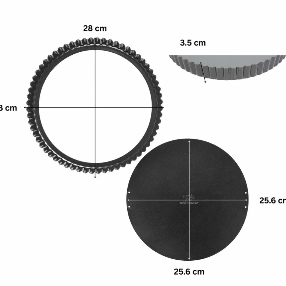 Performance paiform med løs bunn 25 cm