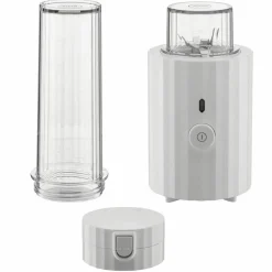 Personal Blender elektrisk hakker, hvit
