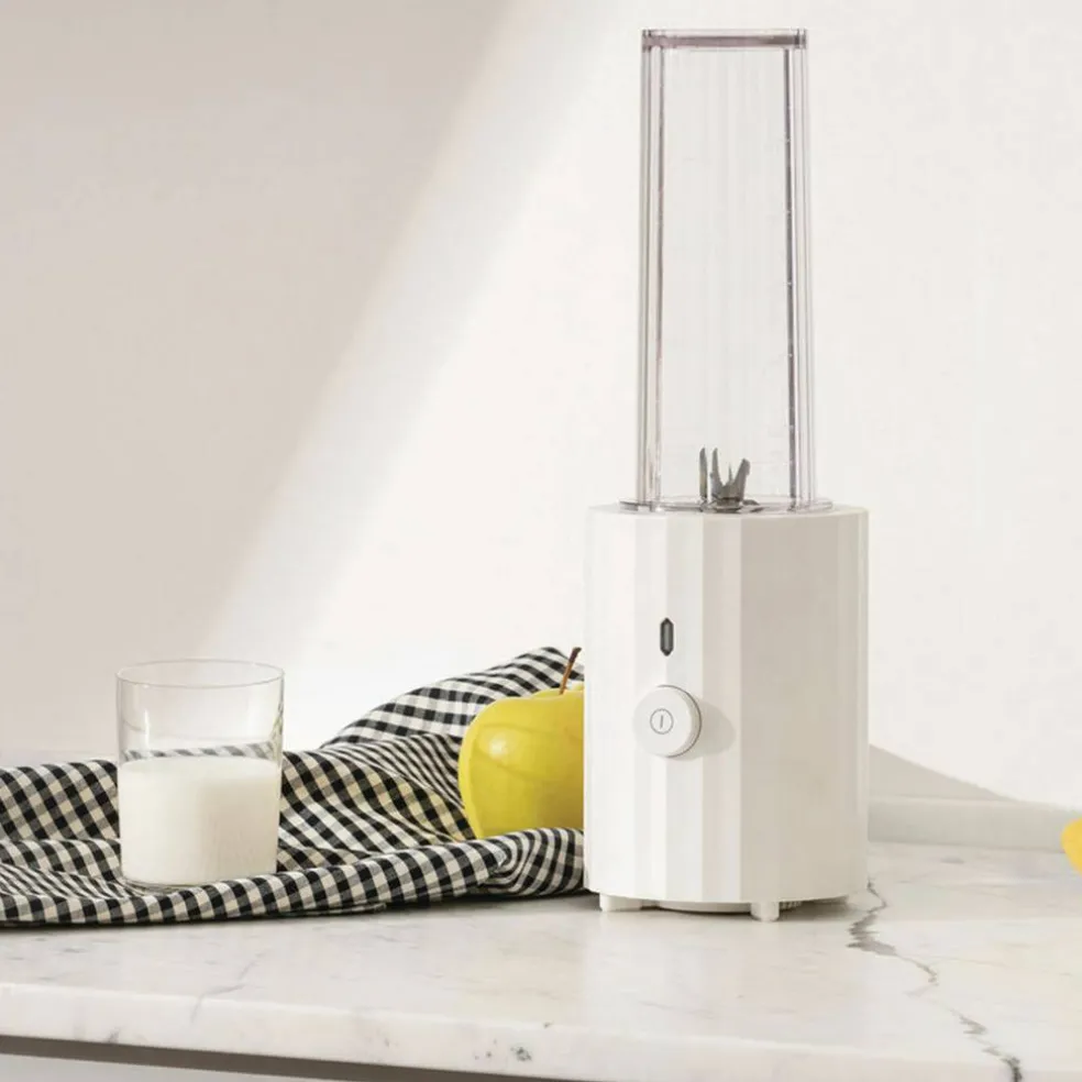 Personal Blender elektrisk hakker, hvit