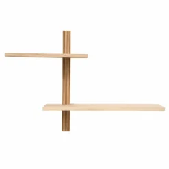 Phase hylle 60 × 18 cm, eik