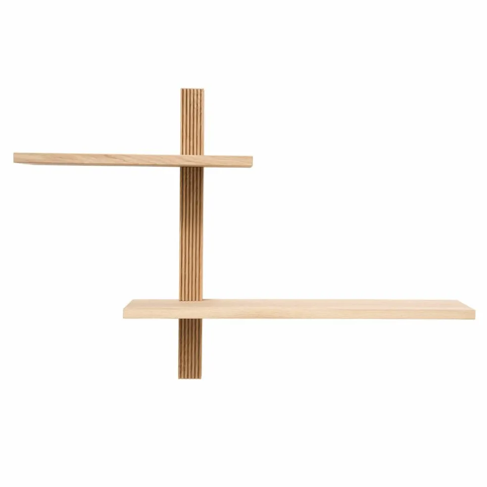 Phase hylle 60 × 18 cm, eik