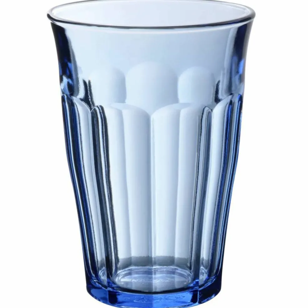 Picardie glass 36 cl marineblå, 6 stk.