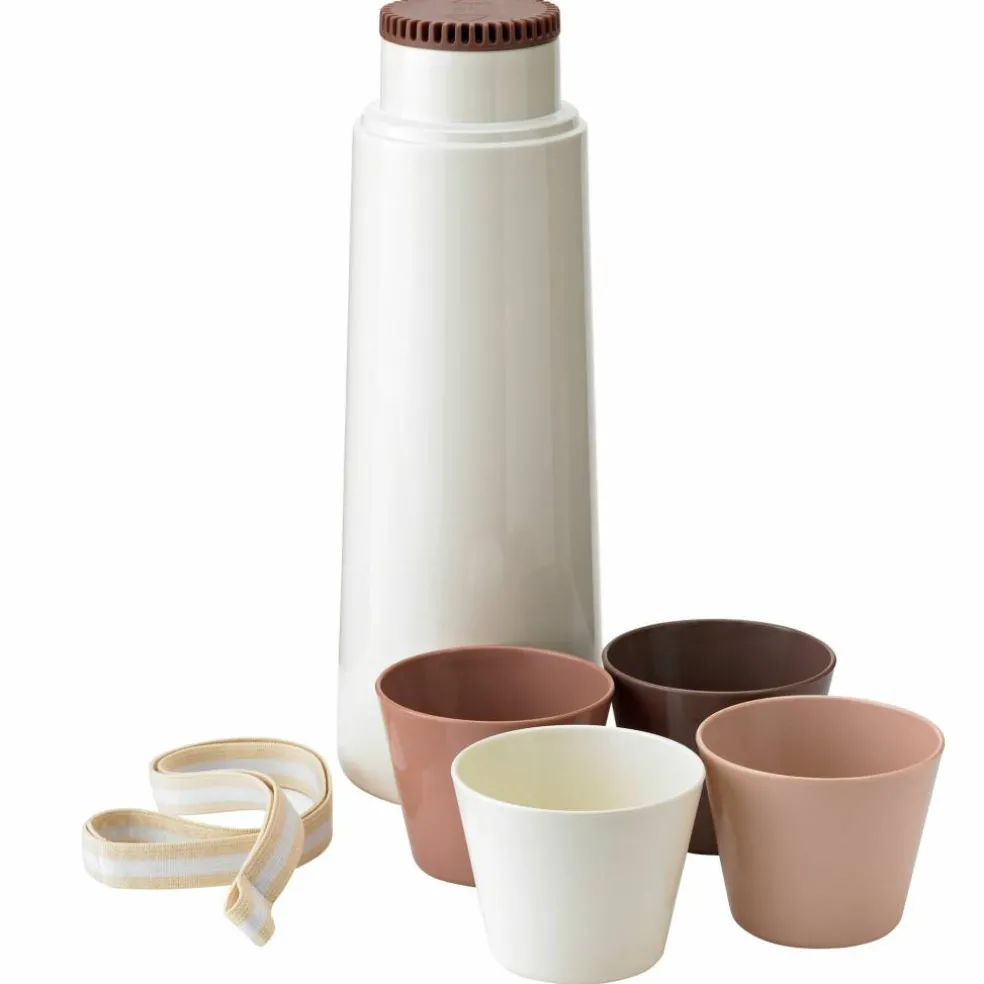 Picnic termos med 4 kopper, 1 liter