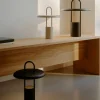Pier bærbar LED-lampe 33,5 cm, sand