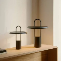 Pier bærbar LED-lampe 33,5 cm, sand