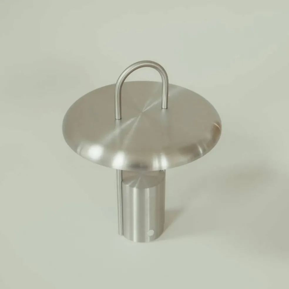 Pier bærbar LED-lampe 25 cm, stål