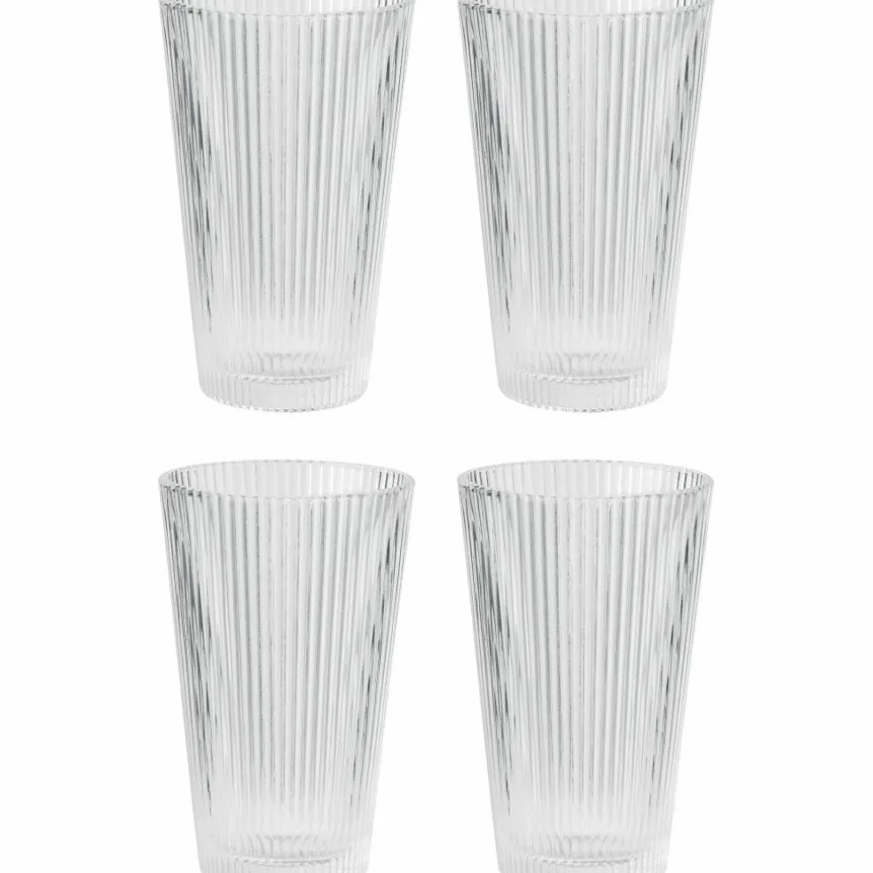 Pilastro Drikkeglass 0,35 liter, 4 stykker, clear