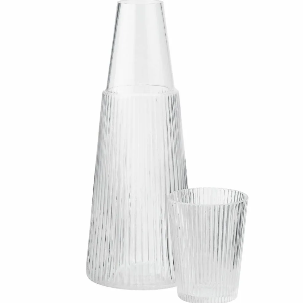 Pilastro karaffel med glass, 1 liter, clear