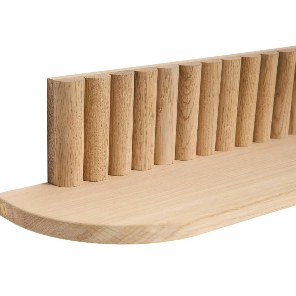 Pillar hylle large 78 × 15 cm, eik