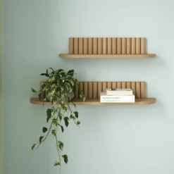 Pillar hylle large 78 × 15 cm, eik