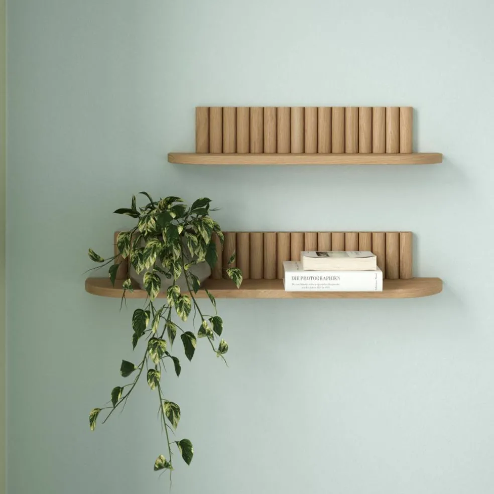 Pillar hylle small 60 × 15 cm, eik