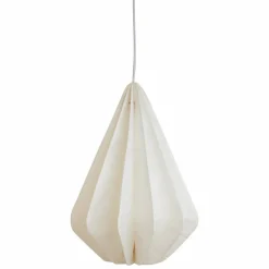 Pinecone taklampe, hvit