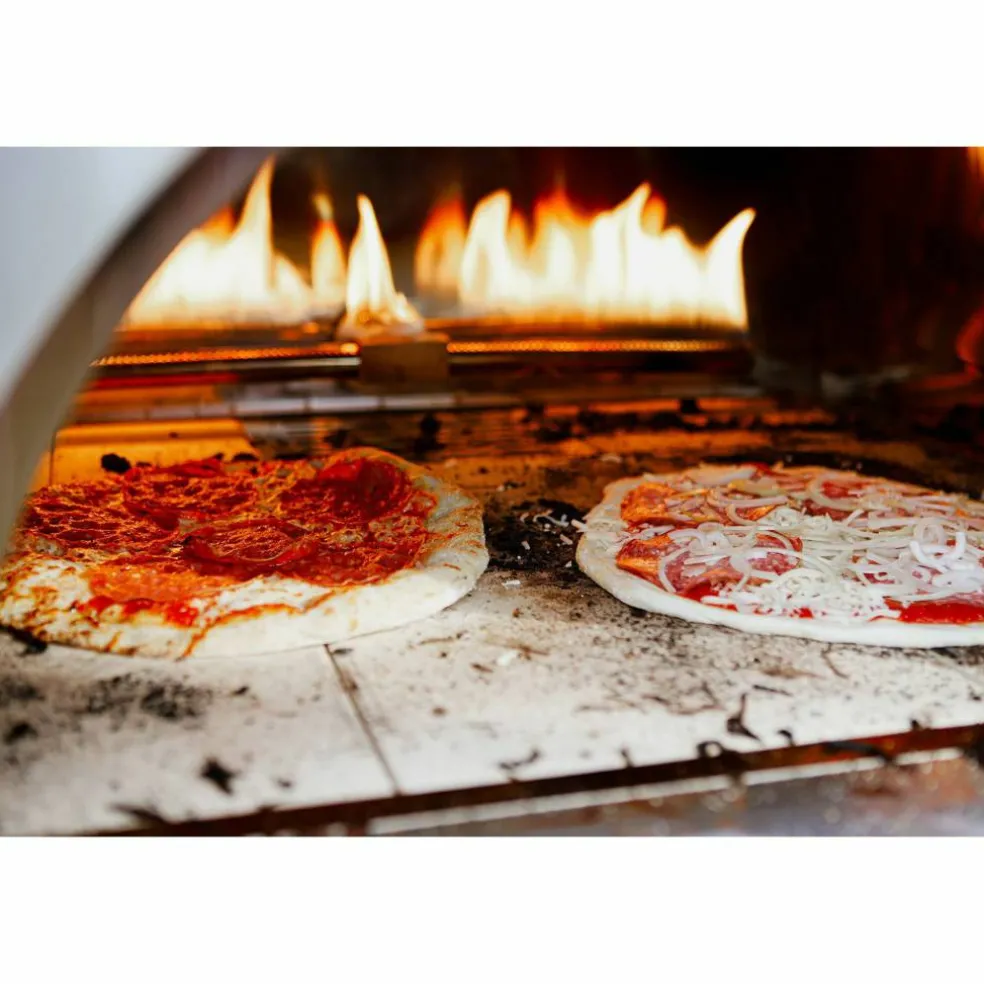 Pizzaovn på ved eller gass
