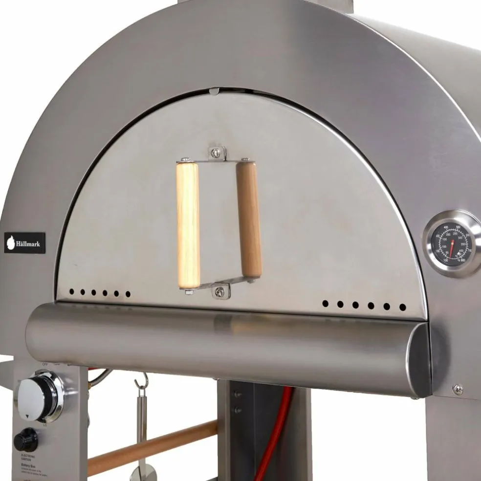 Pizzaovn på ved eller gass