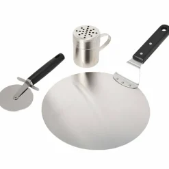 Pizzasett, rustfritt stål