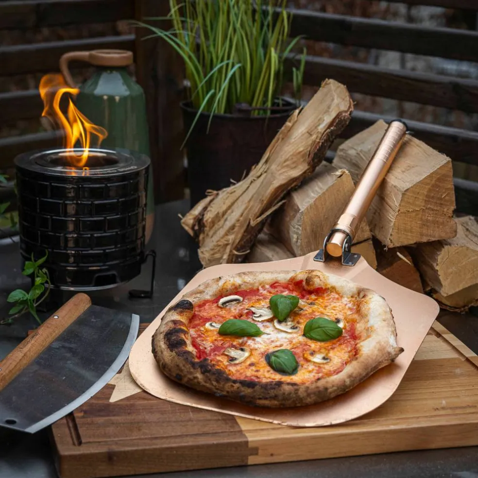Pizzaspade, gull/aluminium