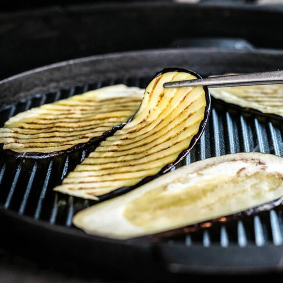 Plancha støpejernsplate, stor