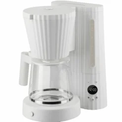 Plissé kaffetrakter, hvit