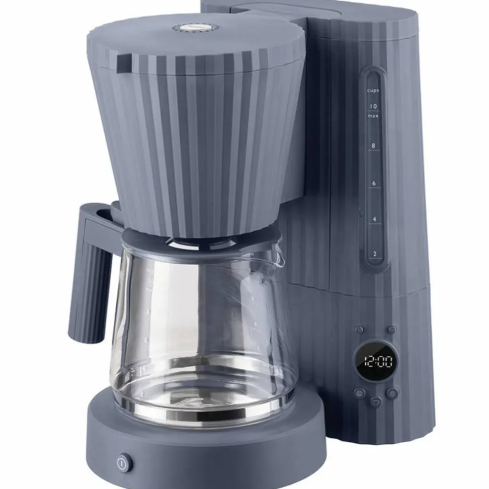 Plissé kaffetrakter, hvit