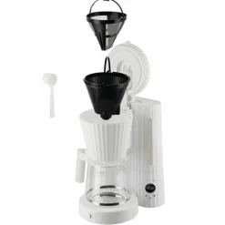 Plissé kaffetrakter, svart