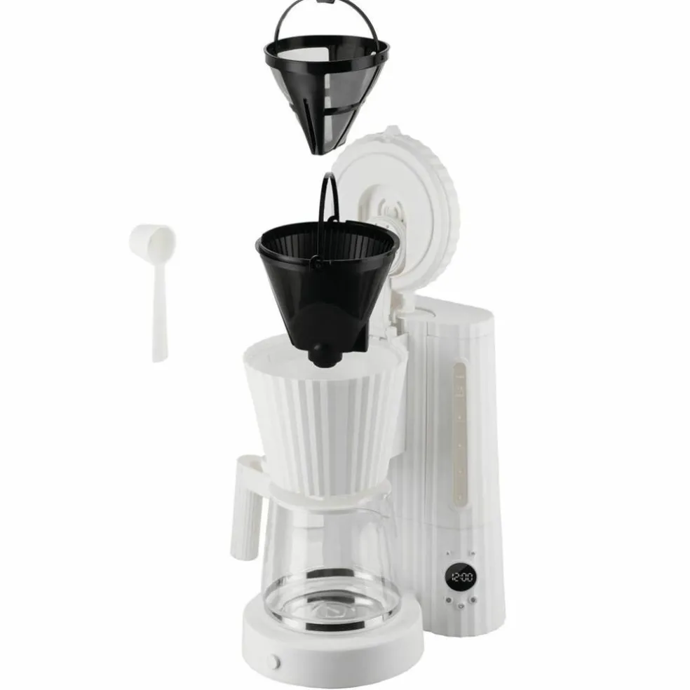 Plissé kaffetrakter, svart