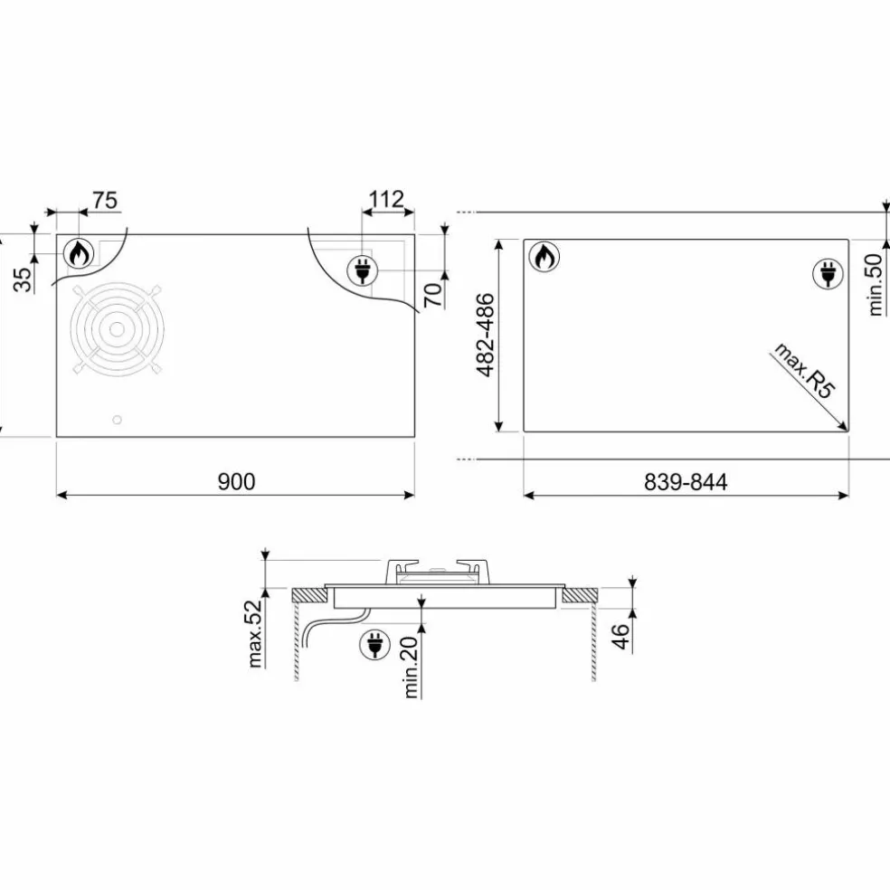 PM3953D kokeplate