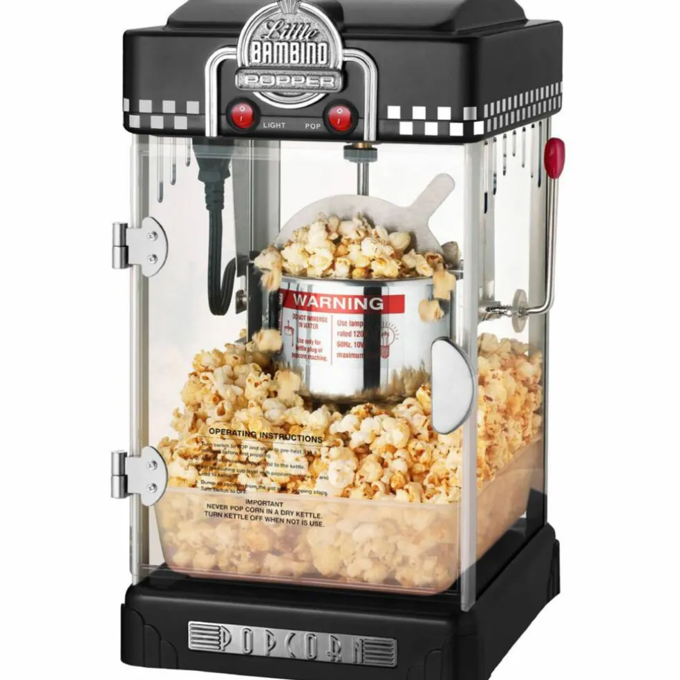 Popcornmaskin Little Bambino 2-3 liter Rød