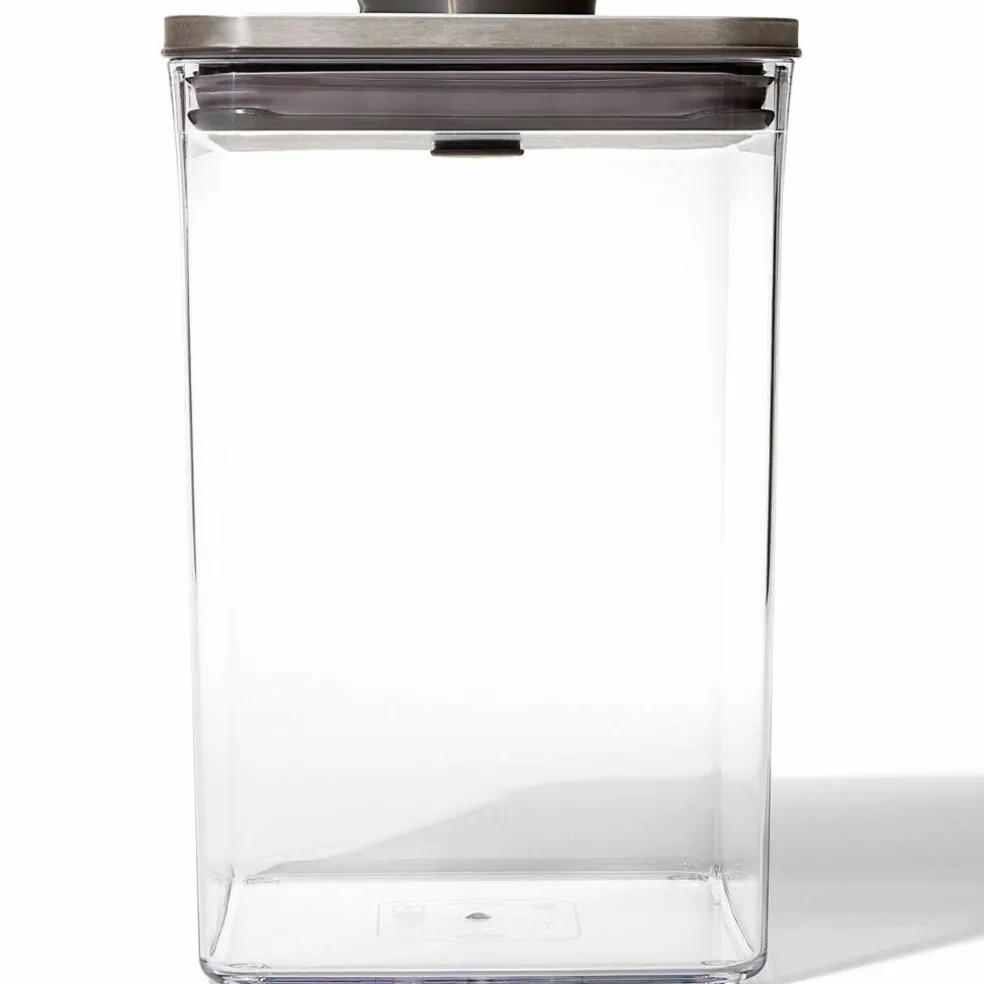 POP Firkantet Steel Beholder, 4,2 liter