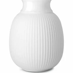 Porcelæn Curve Vase 12,5 cm. hvit håndlaget porselen