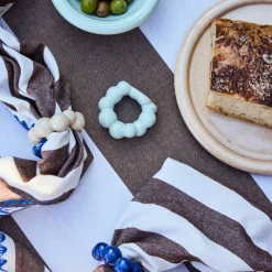 Porto serviettring 4-pakning, beige