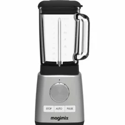 Power Blender Matt Stål med Glasskanne 1,8 l