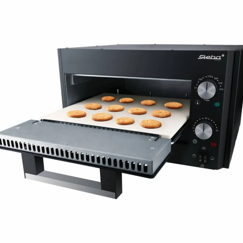 Power Pizzaovn 1800W 9 liter, sort
