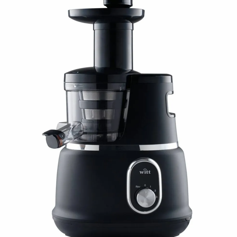 Premium slow juicer, svart