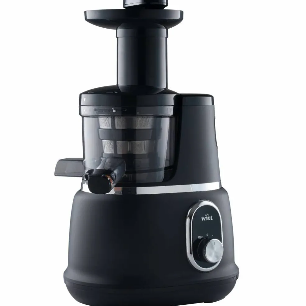 Premium slow juicer, svart
