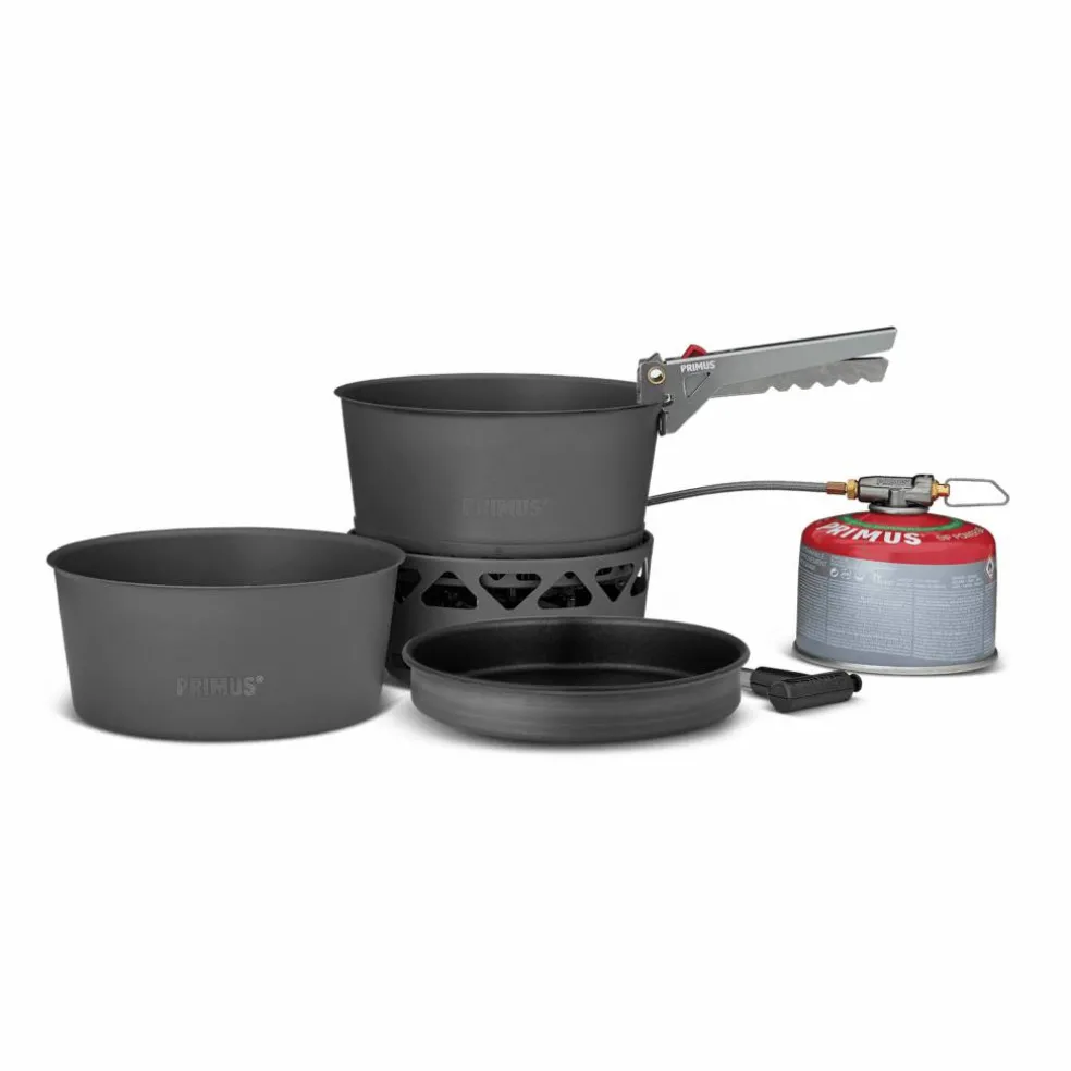 PrimeTech Stove Set stormkjøkken, 2x1,3 L + panne
