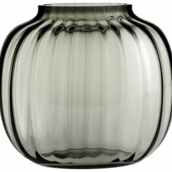 Primula Oval Vase 17,5 cm Smoke
