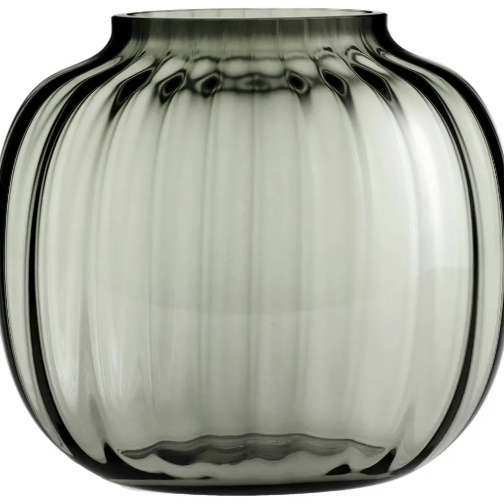 Primula Oval Vase 17,5 cm Smoke